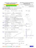 HKI lớp 10 THPT kim liên hà nội 2016 2017