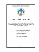 GIẢI PHÁP mở RỘNG HOẠT ĐỘNG PHÂN PHỐI điện THOẠI DI ĐỘNG ở CÔNG TY TNHH THƯƠNG mại và DỊCH vụ điện tử VIỄN THÔNG NGỌC vũ 
