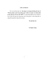 Xây dựng và sử dụng hệ thống bài toán về “phương pháp toạ độ trong không gian” nhằm rèn luyện các thành phần tư duy sáng tạo cho học sinh THPT 