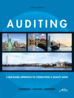 Auditing a risk based approach to conducting a quality audit 9e 