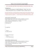 LƯU Ý GIẢI BÀI TẬP THUẾ THU NHẬP DOANH NGHIỆP  ÔN THI CÔNG CHỨC THUẾ