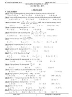 DE CUONG ON TAP HK2 TOAN 8 2016-2017