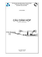 Nguyên lý tính toán thiết kế cầu dầm hộp TS. Lê bá khánh