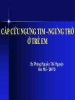 Cấp cứu ngưng tim ngưng thở ở trẻ em