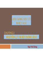 bai giang nhiet hoc chuong 2 nguyen ly 1 nhiet dong hoc