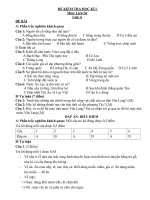 Đề kiểm tra học kì I môn Lịch sử lớp 6 năm 2014  2015 