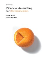 Financial accounting for decision makers 5e peter atrill and eddie mclaney