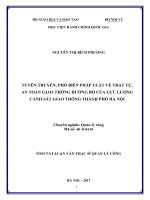 Tuyên truyền, phổ biến pháp luật về trật tự, an toàn giao thông đường bộ (tt) 