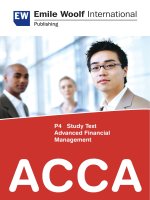 ACCA p4 EW 2010 advanced financial manageement 