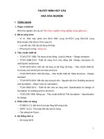 Thuyết minh kết cấu Công trình Nhà hóa nghiệm  Bình Điền  Long An