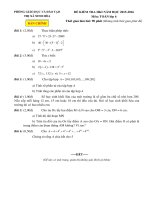 Đề kiểm tra học kì 1 môn Toán lớp 6 năm 2015  2016 Ninh Hoà, Khánh Hoà