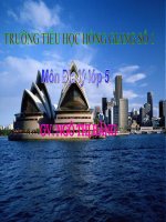 Bai 27 Chau Dai Duong va chau Nam Cuc THI GVG