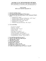 MÔN LUẬT THƯƠNG mại QUỐC tế 