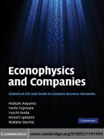 Econophysics and companies statistical life and death in complex business networks by hideaki aoyama and yoshi fujiwara