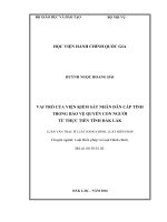 Ban hành văn bản quy phạm pháp luật của UBND tỉnh đắk lắk (tt) 