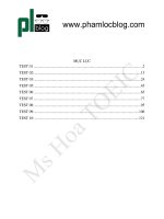 ĐỀ THI và bài GIẢI ETS toeic test 1000 RC part 5,6 