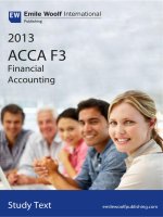 ACCA f3 EW study text 2013 FInancial accounting