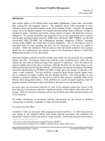 investment portfolio management module final version 1 0 508