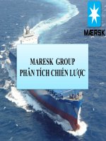 SLIDE THUYẾT TRÌNH MÔN QUẢN TRỊ CHIẾN LƯỢC  CÔNG TY MAERSK GROUP