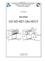 Bài giảng Cơ sở kết cấu bê tông cốt thép theo Tiêu chuẩn ACI.318