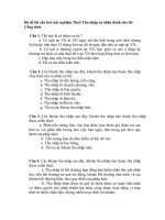 Bộ dề thi câu hỏi trắc nghiệm thuế thu nhập cá nhân dành cho thi công chức 