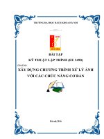 Bài Tập Lớn Kĩ Thuật Lập Trình _ Ứng Dụng Chỉnh Sửa Ảnh Bitmap