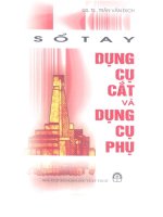 Sổ tay dụng cụ cắt và dụng cụ phụ 