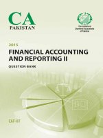 CAF7 financial accounting and reporting II questionbank ICAP