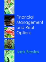Financial management and real options by jack broyles 