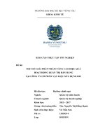 Báo cáo thực tập tốt nghiệp một số giải pháp nhằm nâng cao hiệu quả hoạt động quản trị bán hàng tại công ty cổ phần vật liệu xây dựng DIC