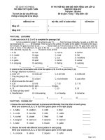 Đề thi thử hsg tiếng anh lớp 12 năm học 20162017 sở GDĐT Hải Phòng