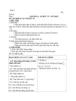 Giáo án vnen toán 7 phần đại số hay, chi tiết