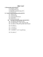 phương pháp chẩn độ EDTA