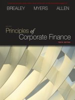 Principles of corporate finance 10th e brealey
