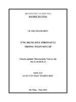 Ứng dụng dãy fibonacci trong toán sơ cấp 