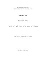 Phương pháp xác suất trong tổ hợp