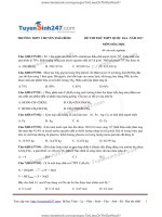 Đề thi thử THPT Quốc gia Môn Hóa 2017 có giải chi tiết 07