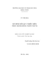 Mô hình hồi quy nhiều biến thực hành bằng ngôn ngữ r 
