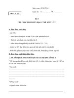 Giáo án vnen môn khoa học xã hội lớp 7