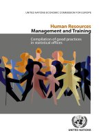 Human resources management and training