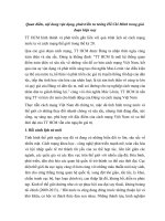 Quan điểm, nội dung vận dụng, phát triển tư tưởng Hồ Chí Minh trong giai đoạn hiện nay