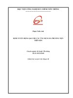 Định tuyến động QoS cho các ứng dụng đa phương tiện trên SDN