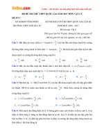 Bộ đề thi thử THPT quốc gia năm 2017 môn vật lý có đáp án