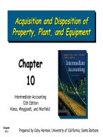 Intermediate accounting 12th edition kieso warfield chapter 10 