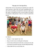 tổng hợp các trò chơi tập thể