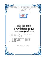 bai tap mon hoc   truyen thong ky thuat so