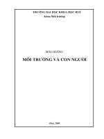 Moi truong va con nguoi