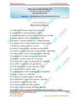 CÁC CẤU TRÚC VIẾT LẠI CÂU