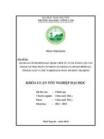 Đánh giá tình hình mắc bệnh viêm tử cung ở đàn lợn nái ngoại tại trại Trần Văn Hoàn xã Tràng An - huyện Bình Lục - tỉnh Hà Nam và thử nghiệm hai phác đồ điều trị bệnh