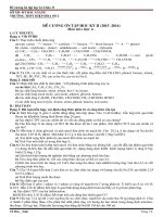 tài liệu học tập môn hóa Hoa  11